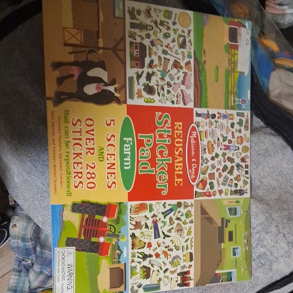 Melissa & Doug Farm Reusable Sticker Pad